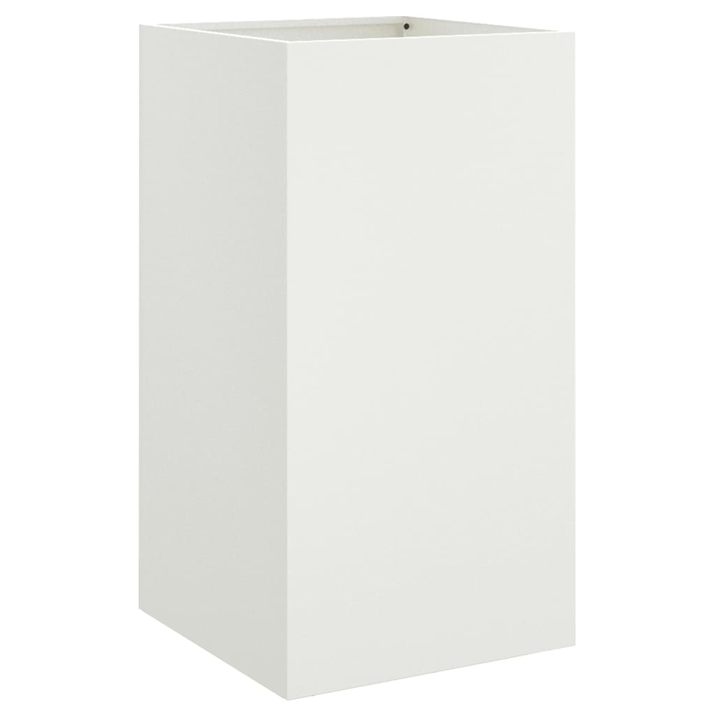 Plantenbak 42x38x75 cm staal wit is nu te koop bij PeponiXL, paradijselijk wonen!