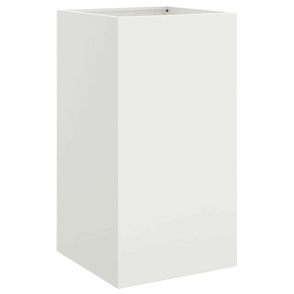 Plantenbak 42x38x75 cm staal wit is nu te koop bij PeponiXL, paradijselijk wonen!