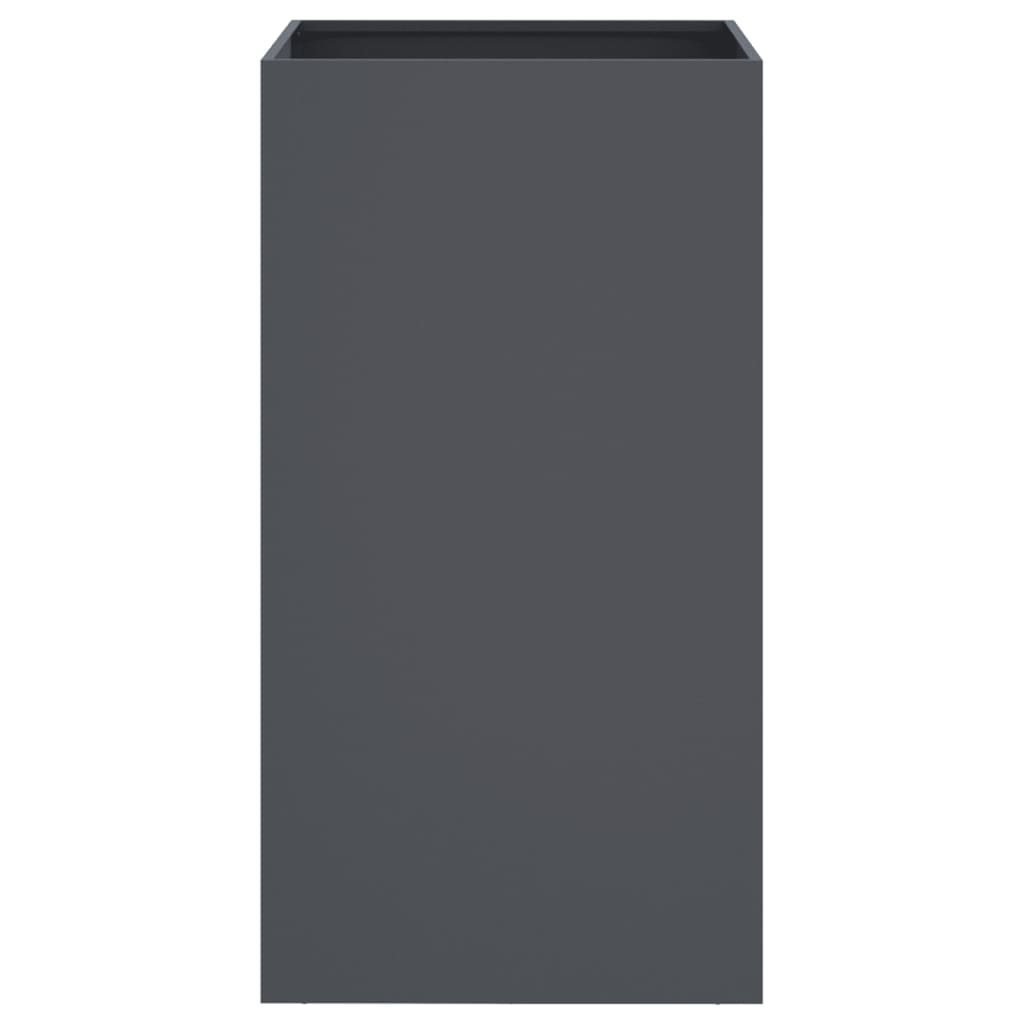 Plantenbak 42x38x75 cm staal antracietkleurig is nu te koop bij PeponiXL, paradijselijk wonen!