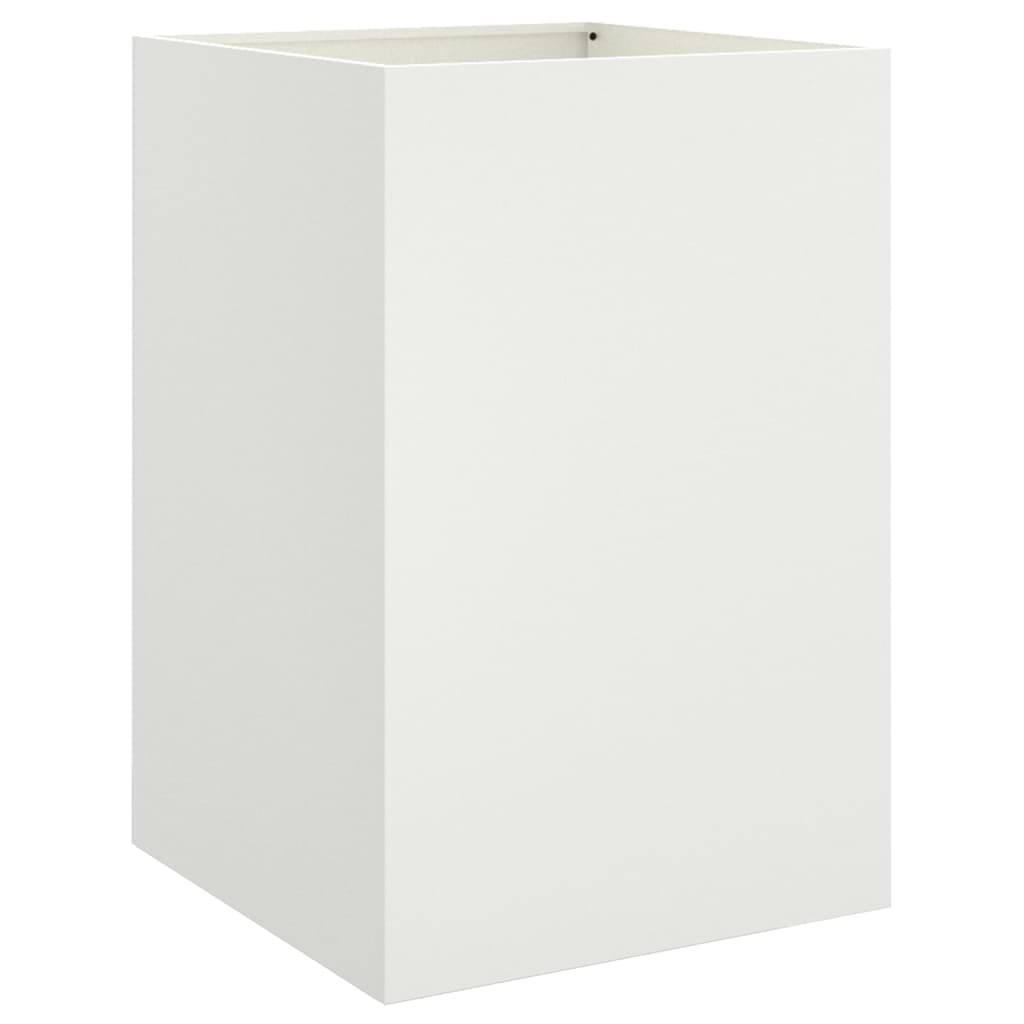 Plantenbak 52x48x75 cm staal wit is nu te koop bij PeponiXL, paradijselijk wonen!