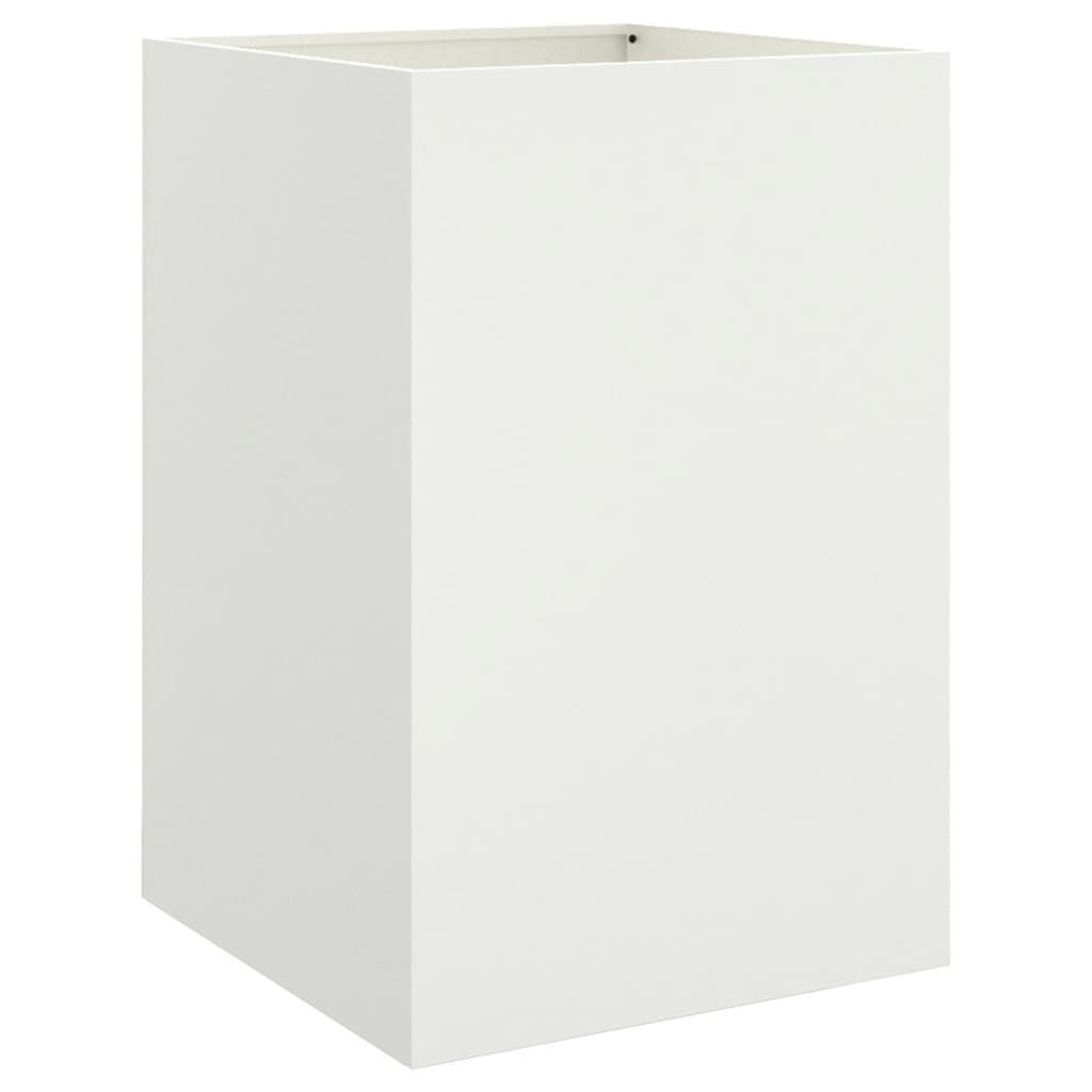 Plantenbak 52x48x75 cm staal wit is nu te koop bij PeponiXL, paradijselijk wonen!