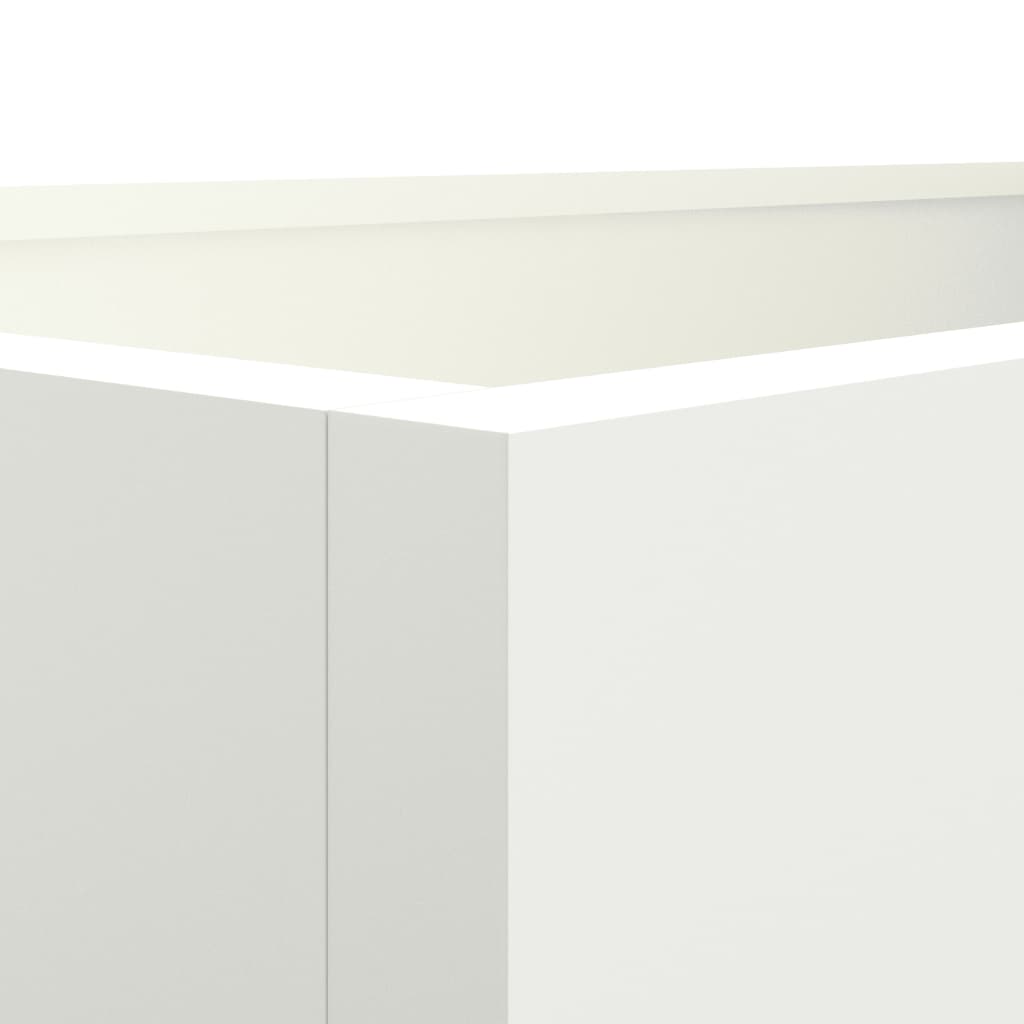Plantenbak 62x40x39 cm staal wit is nu te koop bij PeponiXL, paradijselijk wonen!