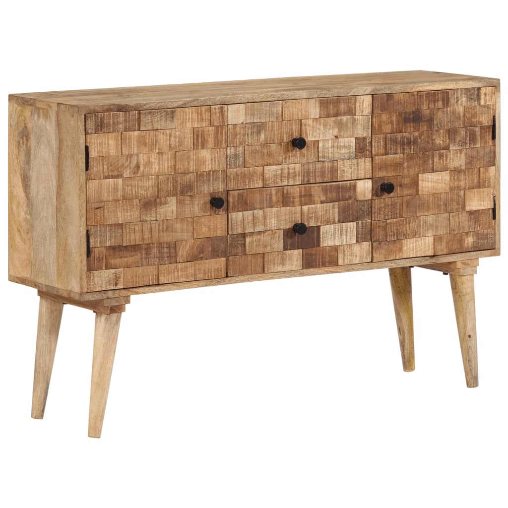 Dressoir 110x30x70 cm massief mangohout is nu te koop bij PeponiXL, paradijselijk wonen!