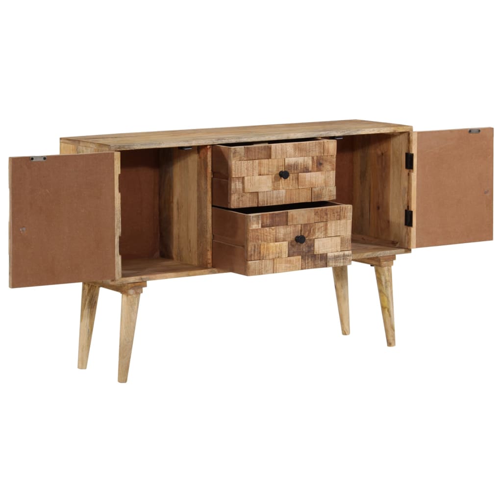 Dressoir 110x30x70 cm massief mangohout is nu te koop bij PeponiXL, paradijselijk wonen!