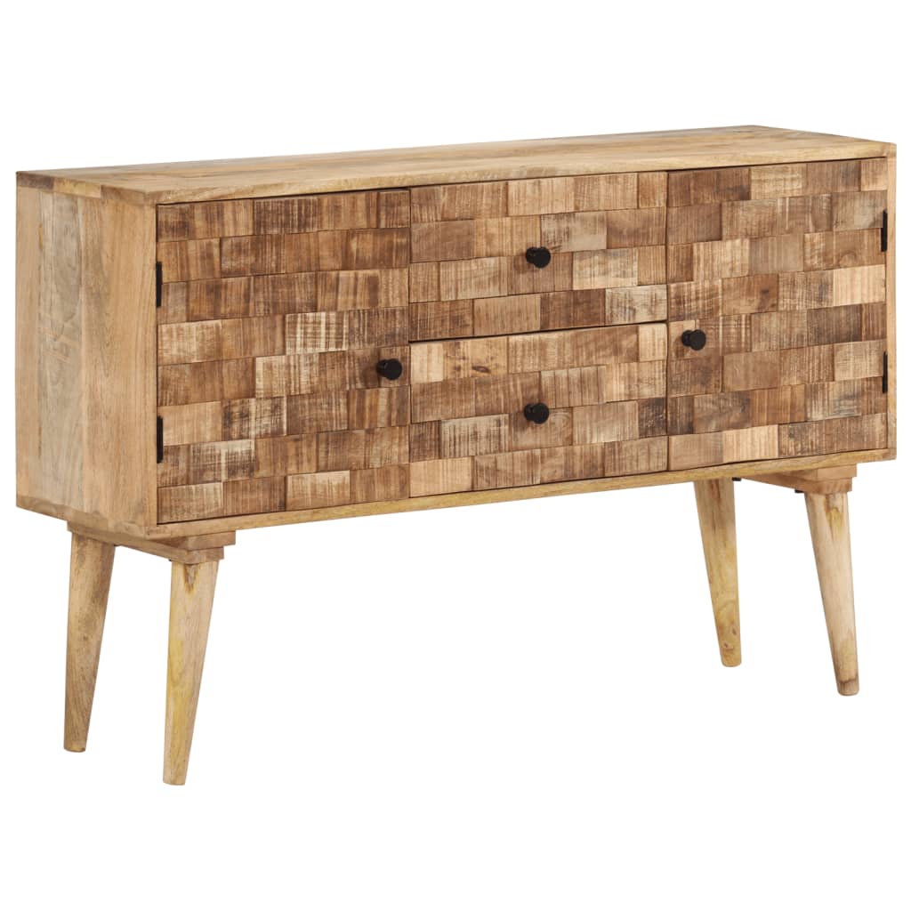 Dressoir 110x30x70 cm massief mangohout is nu te koop bij PeponiXL, paradijselijk wonen!