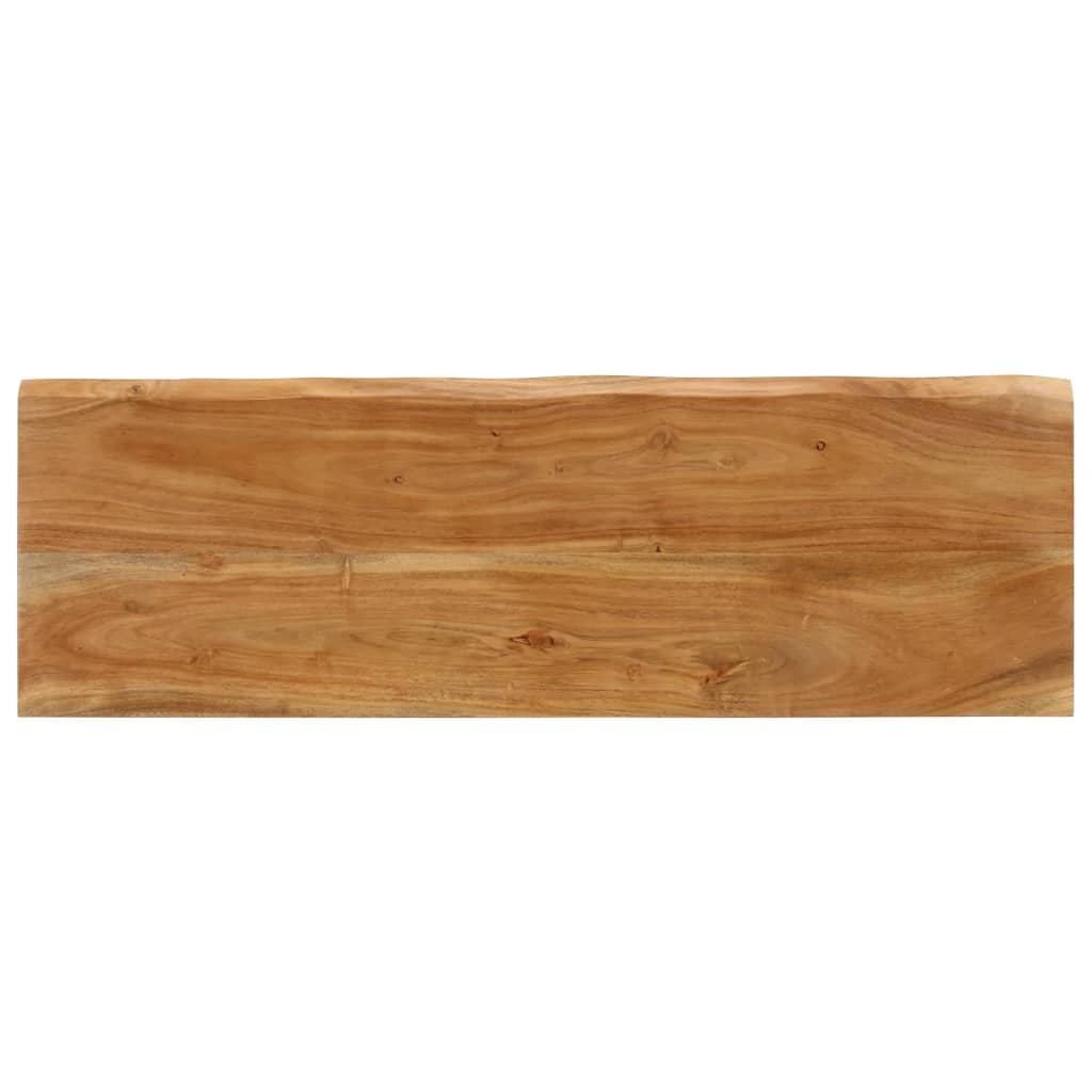 Bankje met natuurlijke rand 105 cm massief acaciahout is nu te koop bij PeponiXL, paradijselijk wonen!