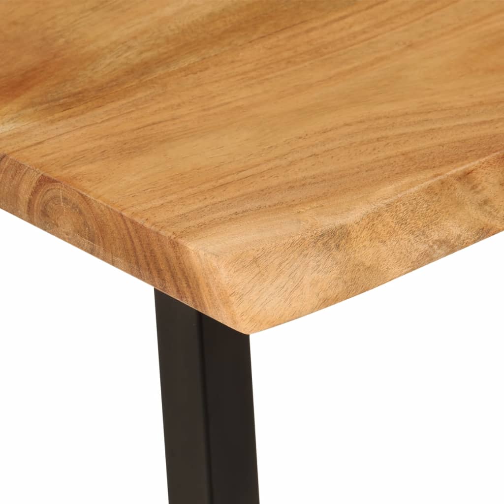 Bankje met natuurlijke rand 105 cm massief acaciahout is nu te koop bij PeponiXL, paradijselijk wonen!