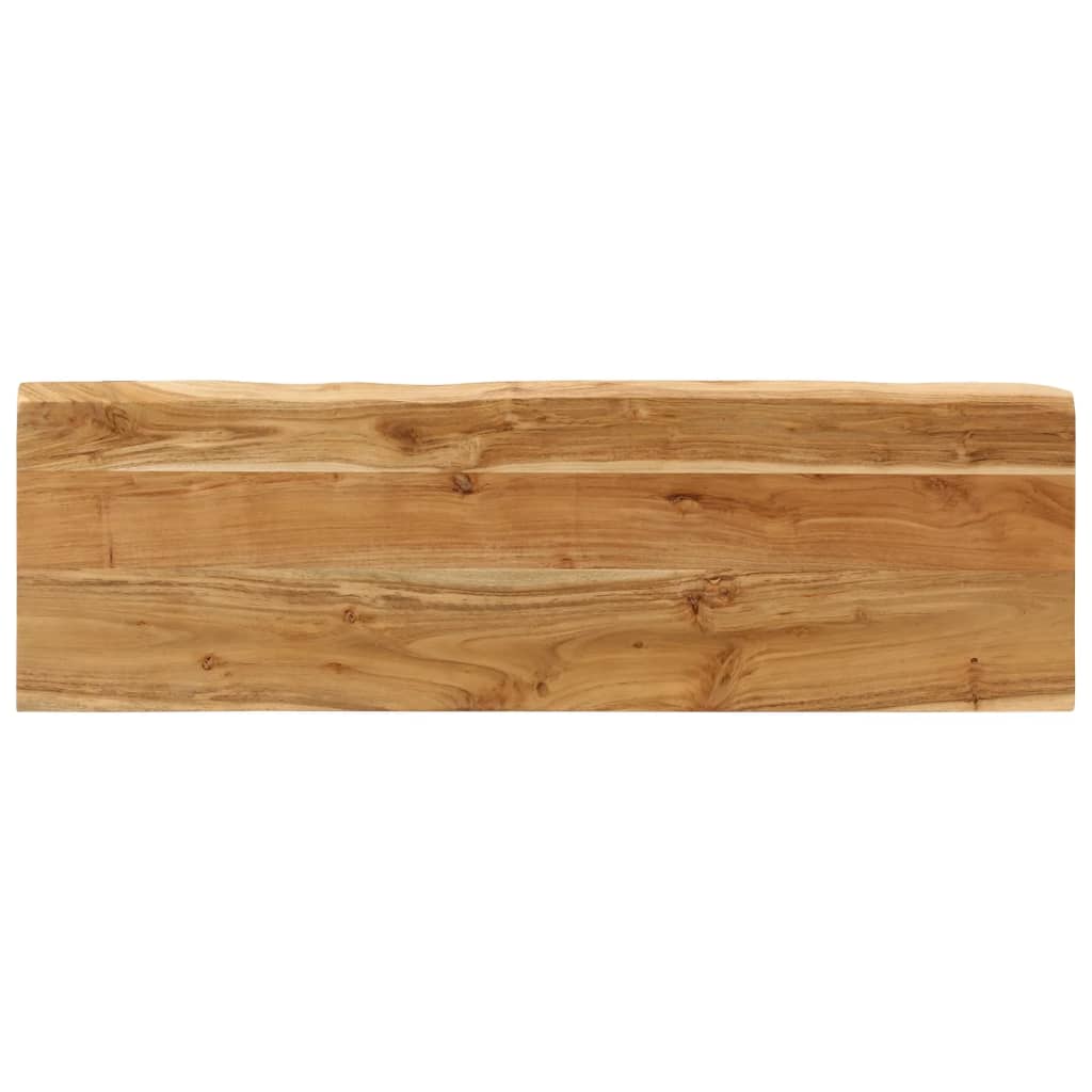 Bankje met natuurlijke rand 105 cm massief acaciahout is nu te koop bij PeponiXL, paradijselijk wonen!