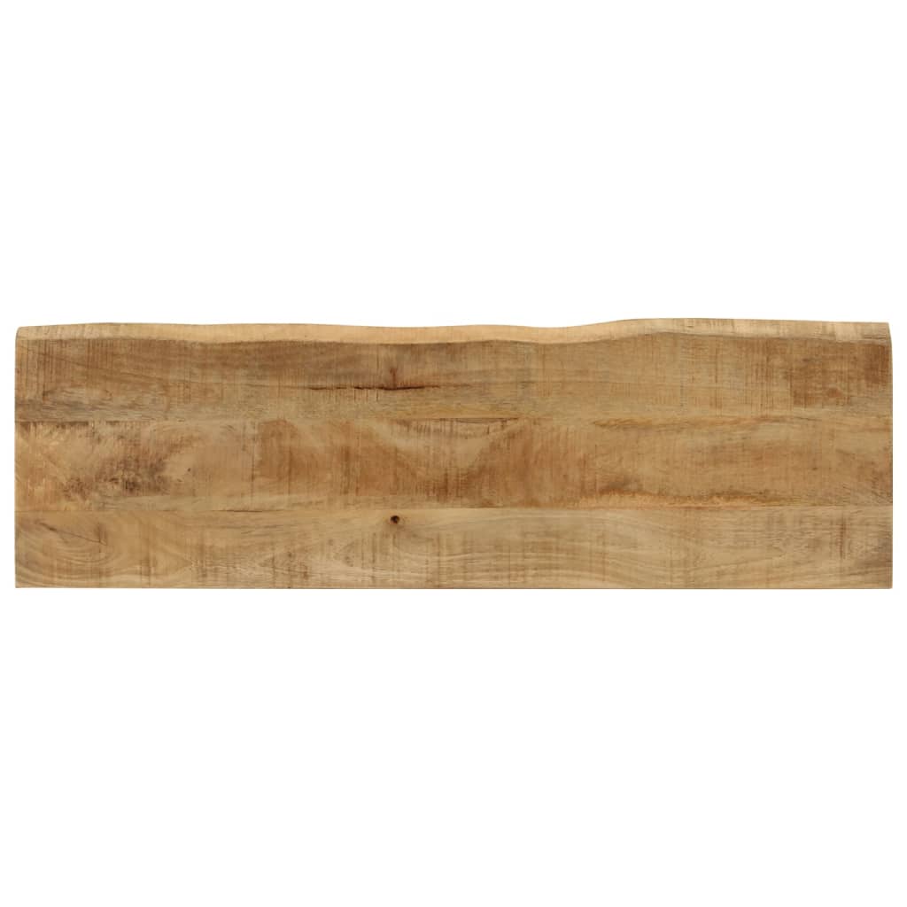 Bankje met natuurlijke rand 105 cm massief mangohout is nu te koop bij PeponiXL, paradijselijk wonen!