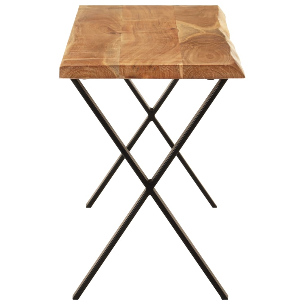 Bankje met natuurlijke rand 105 cm massief acaciahout is nu te koop bij PeponiXL, paradijselijk wonen!