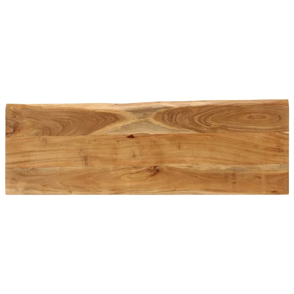 Bankje met natuurlijke rand 105 cm massief acaciahout is nu te koop bij PeponiXL, paradijselijk wonen!