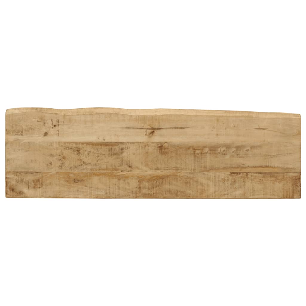 Wandtafel met natuurlijke rand 105x33x76 cm massief mangohout is nu te koop bij PeponiXL, paradijselijk wonen!