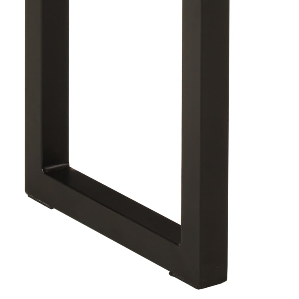 Wandtafel met natuurlijke rand 105x33x76 cm massief mangohout is nu te koop bij PeponiXL, paradijselijk wonen!
