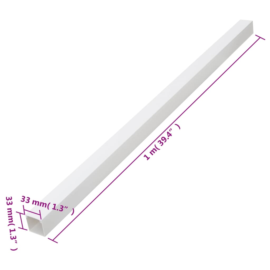 Kabelgoot 33x33 mm 10 m PVC is nu te koop bij PeponiXL, paradijselijk wonen!