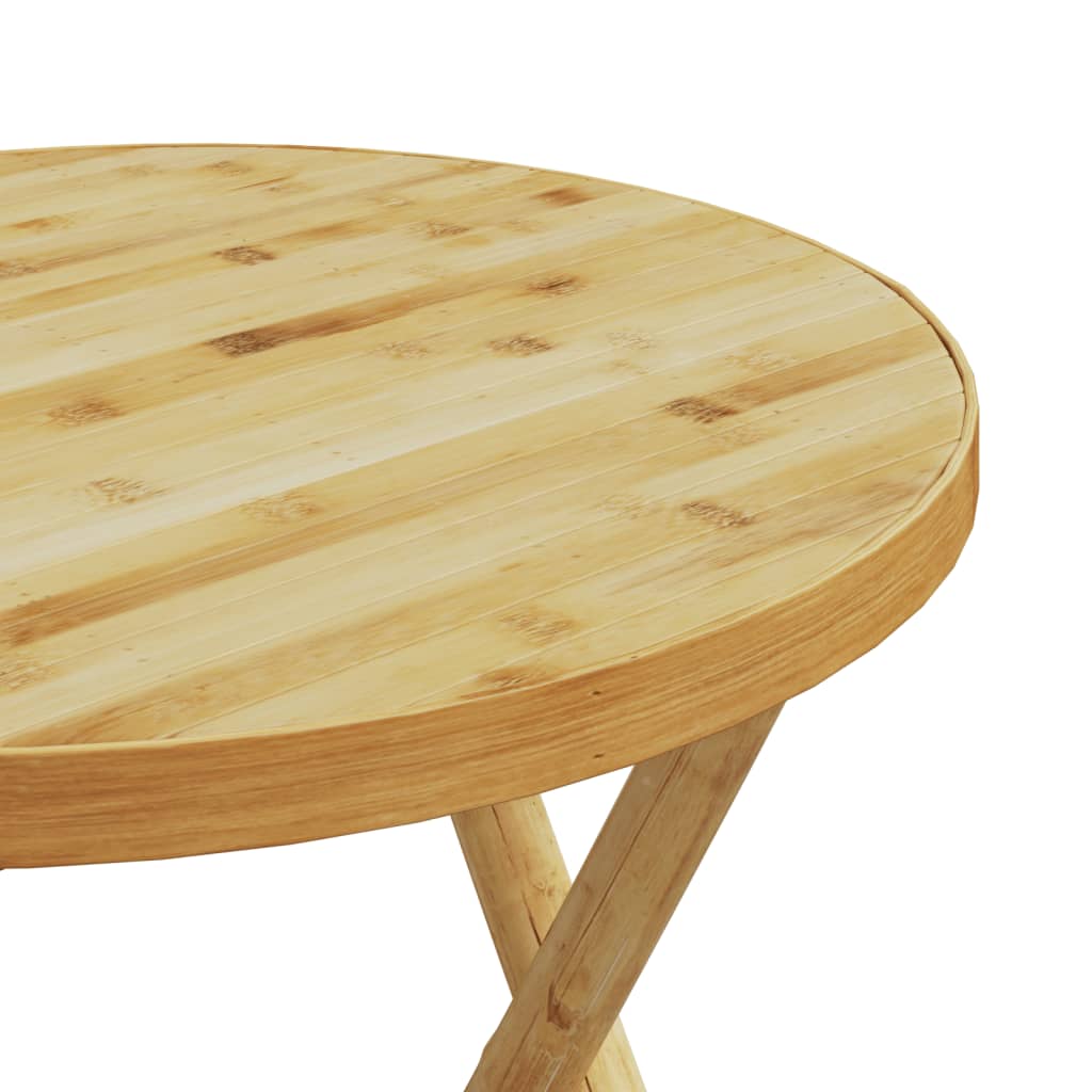 3-delige Bistroset inklapbaar met kussens bamboe crèmewit is nu te koop bij PeponiXL, paradijselijk wonen!
