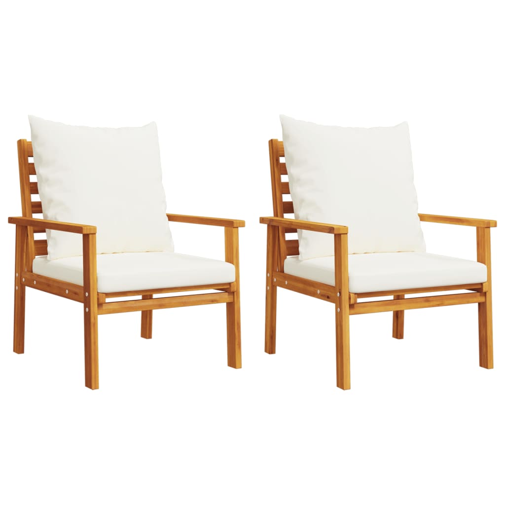 4-delige Loungeset met kussens massief acaciahout is nu te koop bij PeponiXL, paradijselijk wonen!
