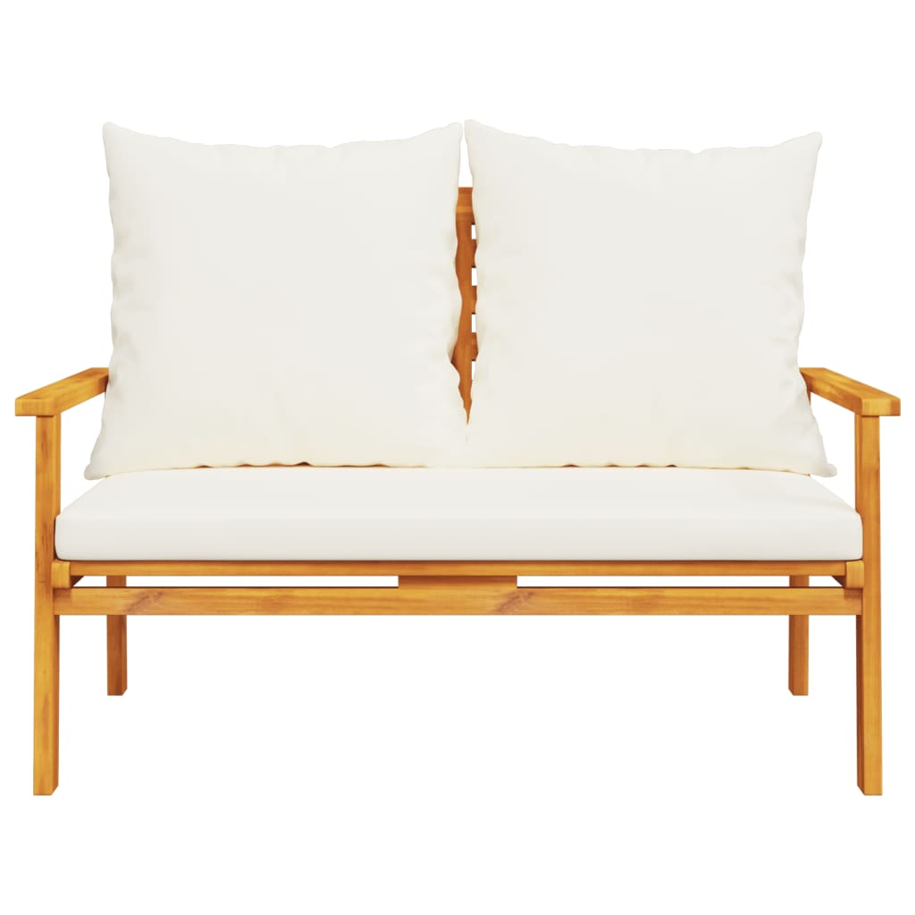 4-delige Loungeset met kussens massief acaciahout is nu te koop bij PeponiXL, paradijselijk wonen!