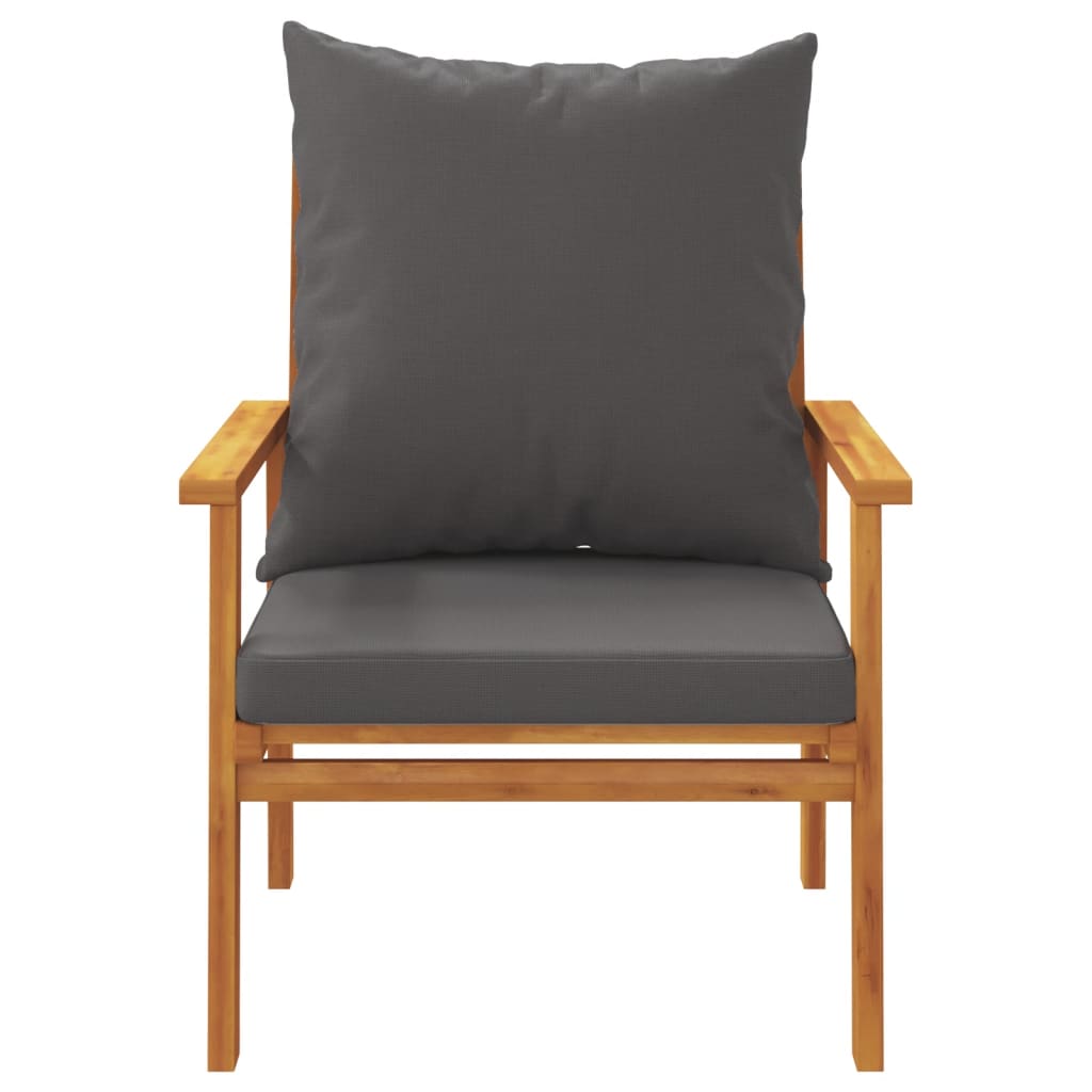 4-delige Loungeset met kussens massief acaciahout is nu te koop bij PeponiXL, paradijselijk wonen!