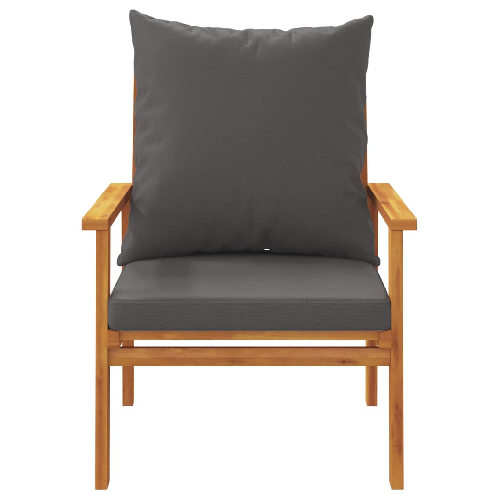 3-delige Loungeset met kussens massief acaciahout is nu te koop bij PeponiXL, paradijselijk wonen!