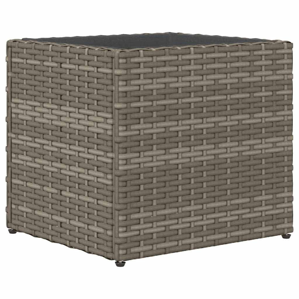 Plantenbakken 2 st 36x30x32 cm poly rattan grijs is nu te koop bij PeponiXL, paradijselijk wonen!