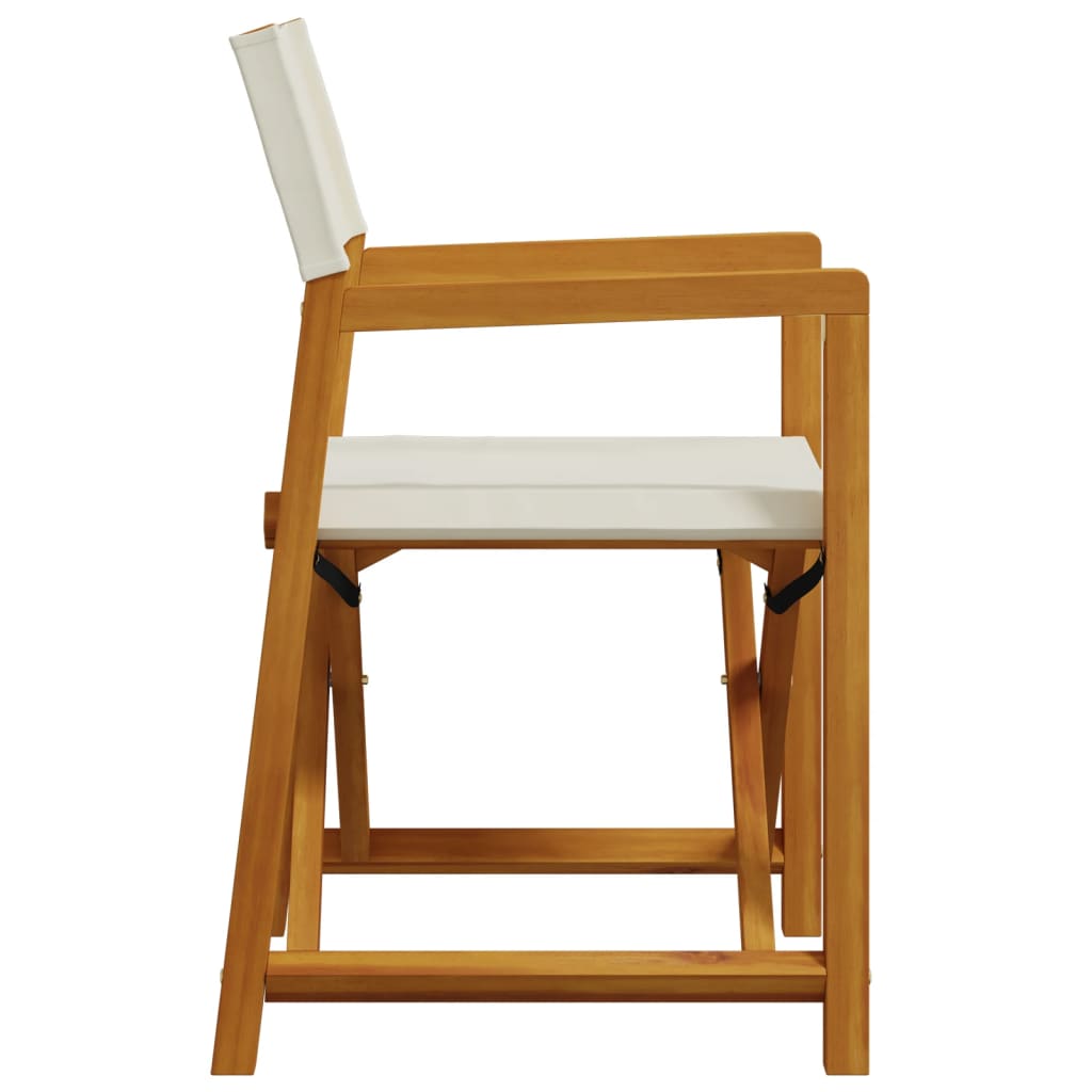Tuinstoelen 6 st inklapbaar stof crèmewit is nu te koop bij PeponiXL, paradijselijk wonen!