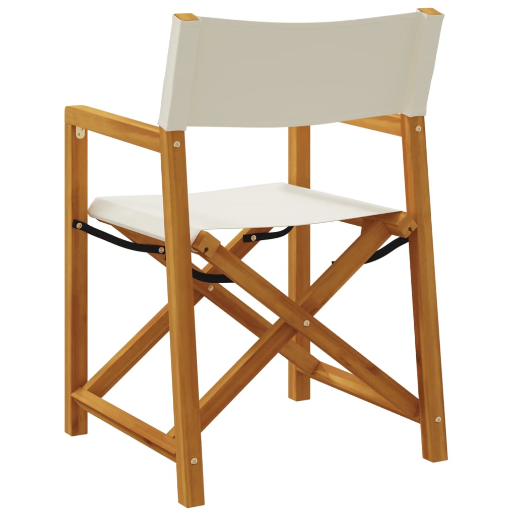 Tuinstoelen 6 st inklapbaar stof crèmewit is nu te koop bij PeponiXL, paradijselijk wonen!