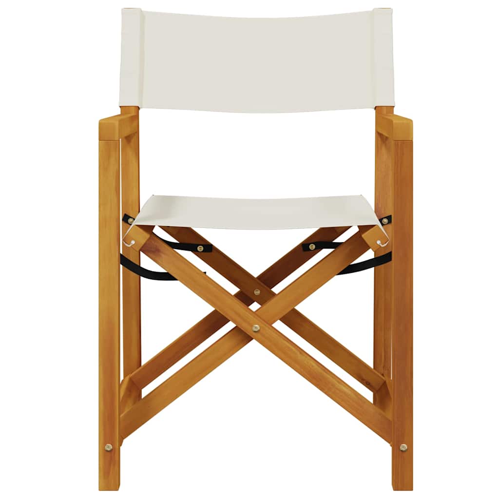 Tuinstoelen 8 st inklapbaar stof crèmewit is nu te koop bij PeponiXL, paradijselijk wonen!