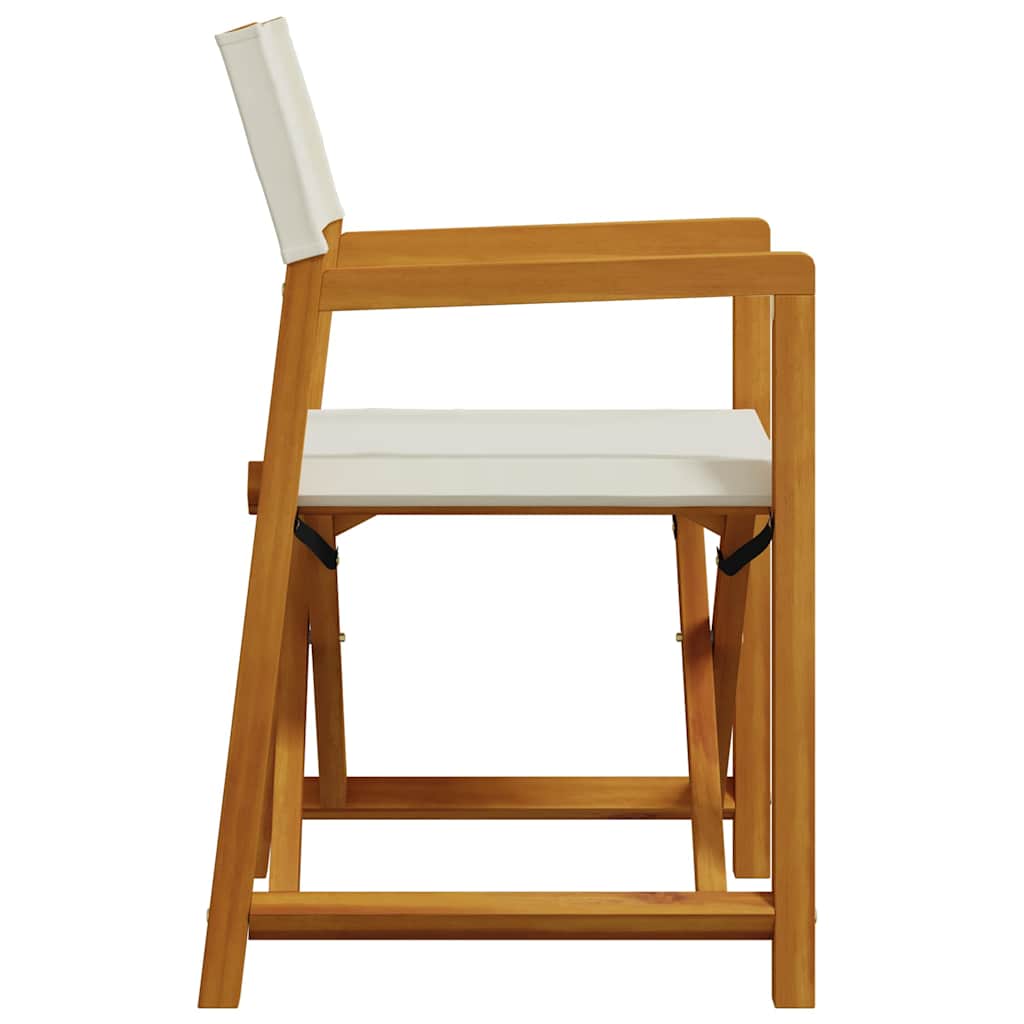 Tuinstoelen 8 st inklapbaar stof crèmewit is nu te koop bij PeponiXL, paradijselijk wonen!