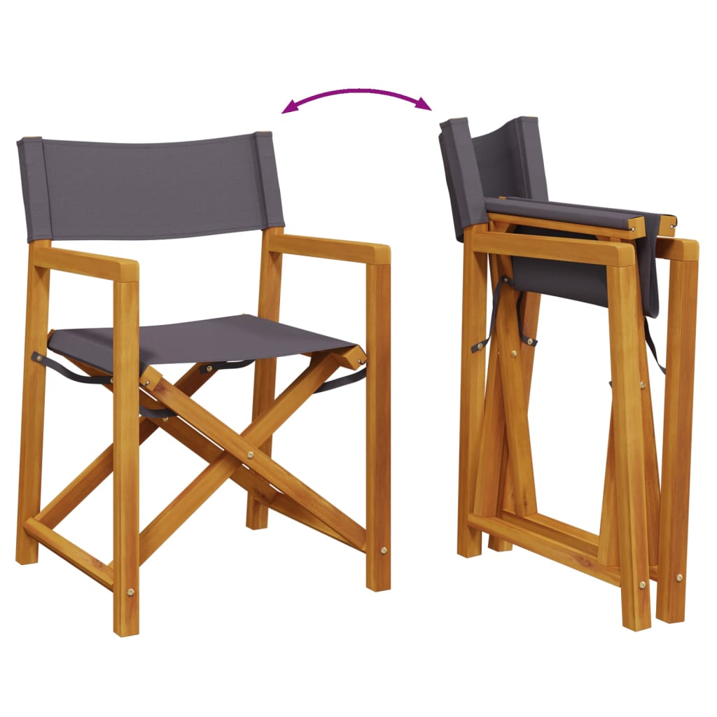 Tuinstoelen 4 st inklapbaar stof donkergrijs is nu te koop bij PeponiXL, paradijselijk wonen!