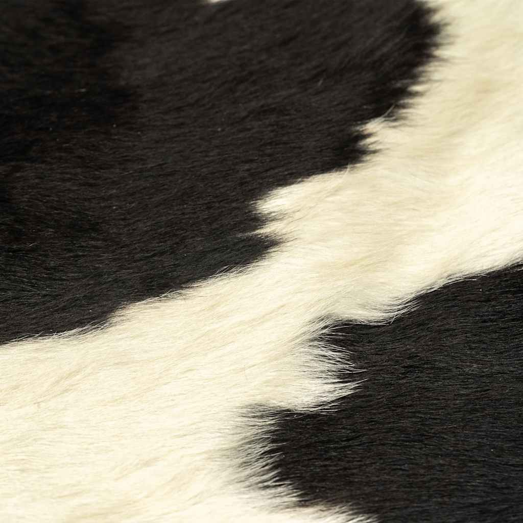 Vloerkleed 180x220 cm echte koeienhuid zwart en wit is nu te koop bij PeponiXL, paradijselijk wonen!