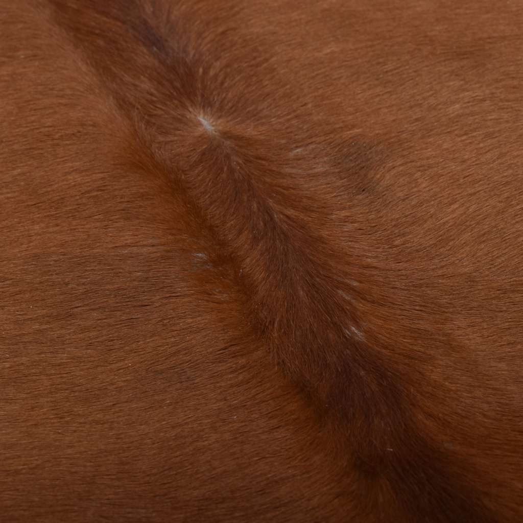 Vloerkleed 180x220 cm echte koeienhuid bruin en wit is nu te koop bij PeponiXL, paradijselijk wonen!