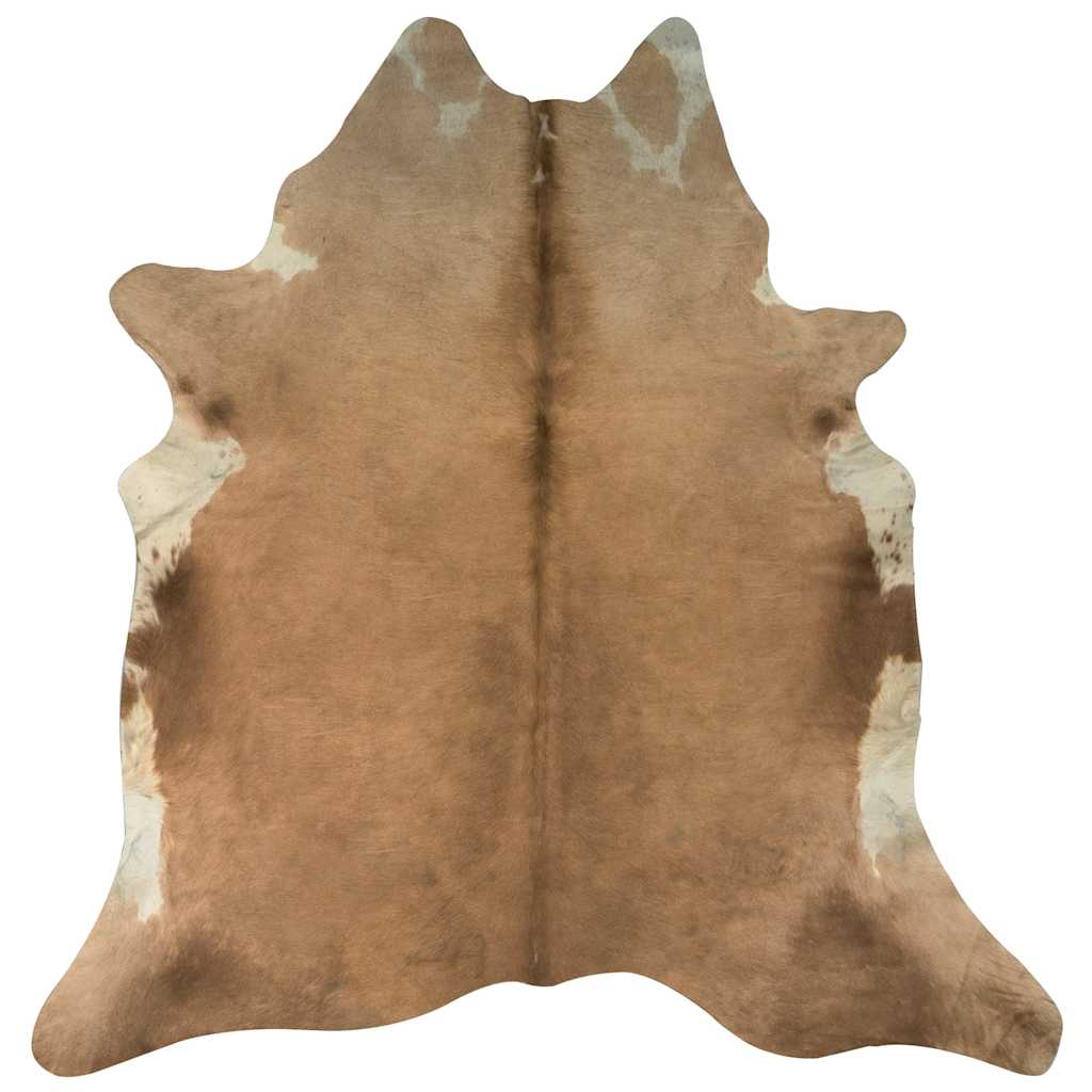 Vloerkleed 180x220 cm echte koeienhuid bruin en wit is nu te koop bij PeponiXL, paradijselijk wonen!