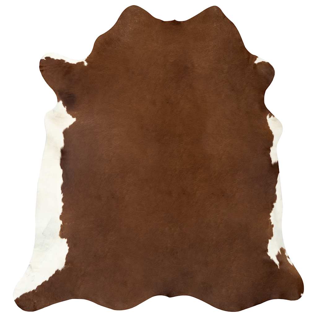 Vloerkleed 180x220 cm echte koeienhuid bruin en wit is nu te koop bij PeponiXL, paradijselijk wonen!