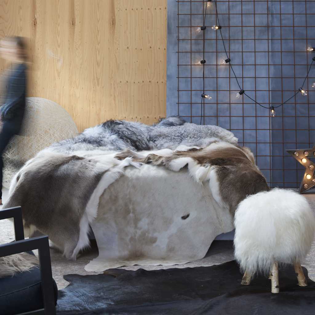 Vloerkleed 180x220 cm echte koeienhuid bruin en wit is nu te koop bij PeponiXL, paradijselijk wonen!