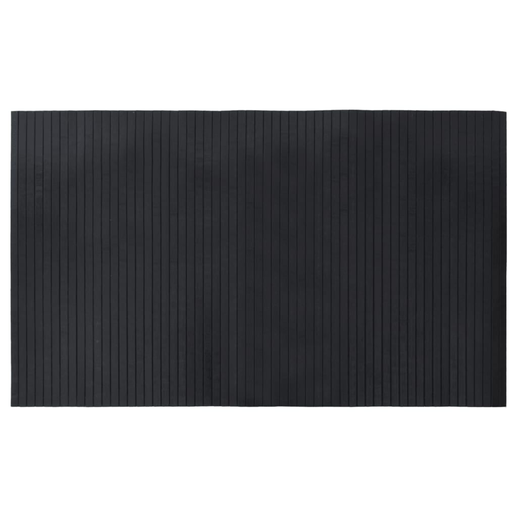 Vloerkleed rechthoekig 60x100 cm bamboe zwart is nu te koop bij PeponiXL, paradijselijk wonen!