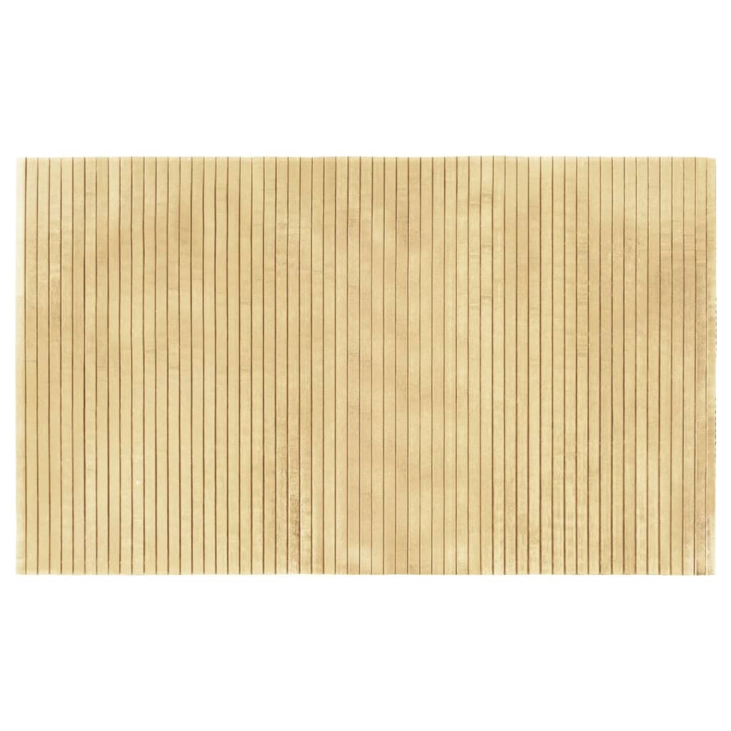 Vloerkleed rechthoekig 60x100 cm bamboe lichtnaturel is nu te koop bij PeponiXL, paradijselijk wonen!