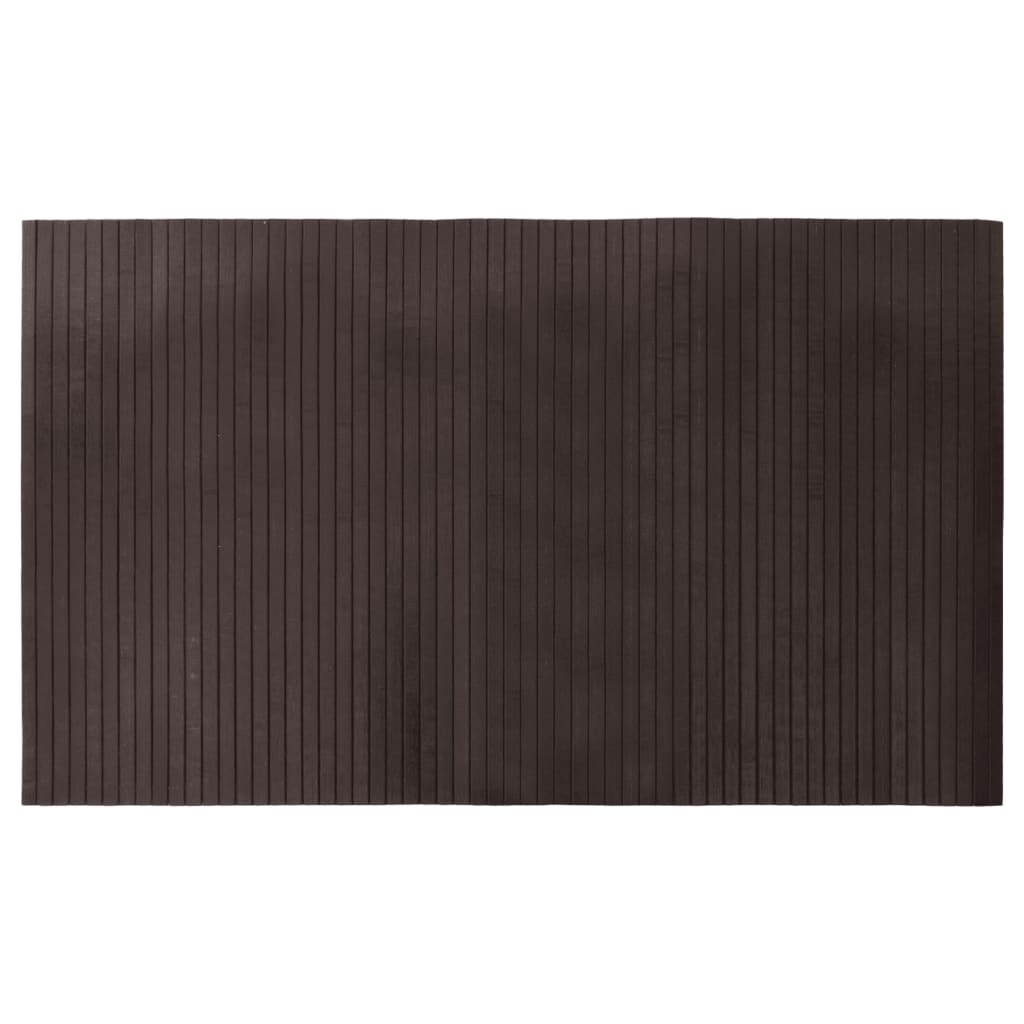 Vloerkleed rechthoekig 60x100 cm bamboe donkerbruin is nu te koop bij PeponiXL, paradijselijk wonen!