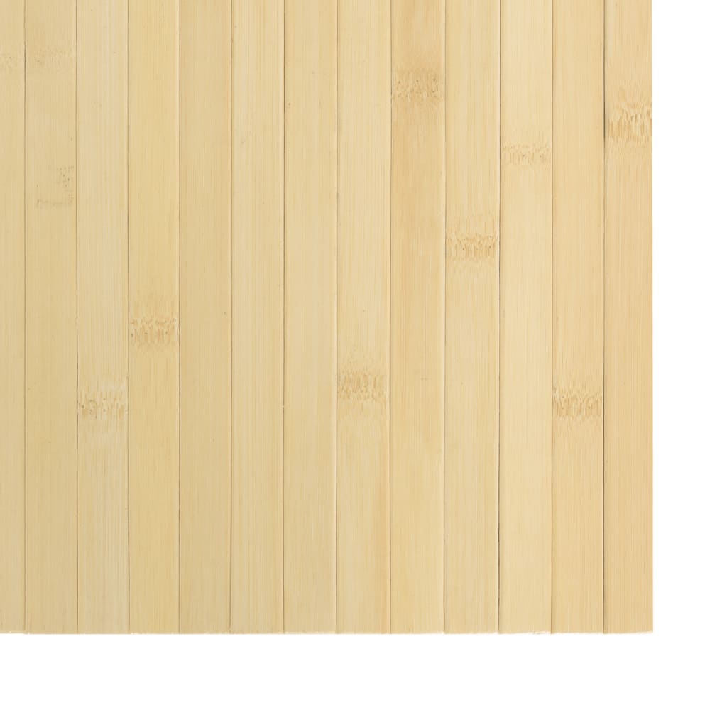 Vloerkleed rechthoekig 60x200 cm bamboe lichtnaturel is nu te koop bij PeponiXL, paradijselijk wonen!