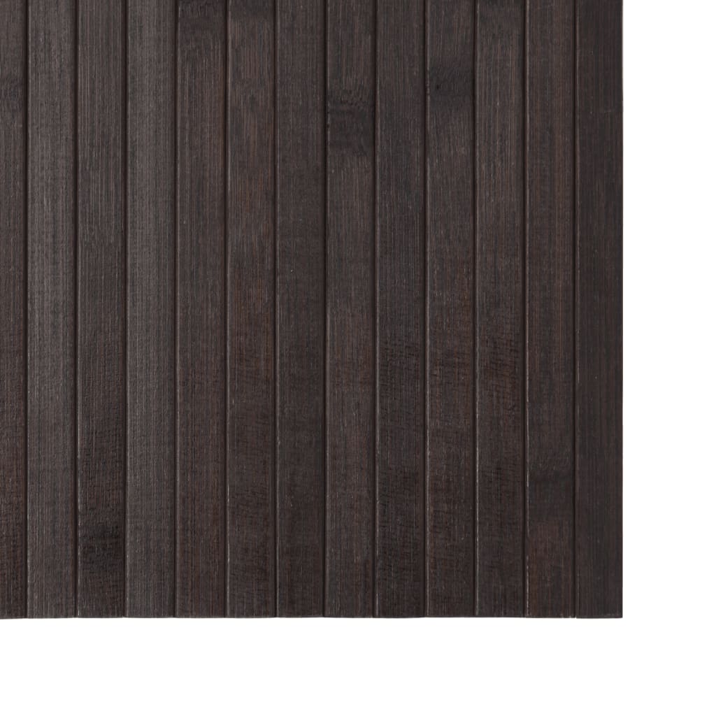 Vloerkleed rechthoekig 60x200 cm bamboe donkerbruin is nu te koop bij PeponiXL, paradijselijk wonen!