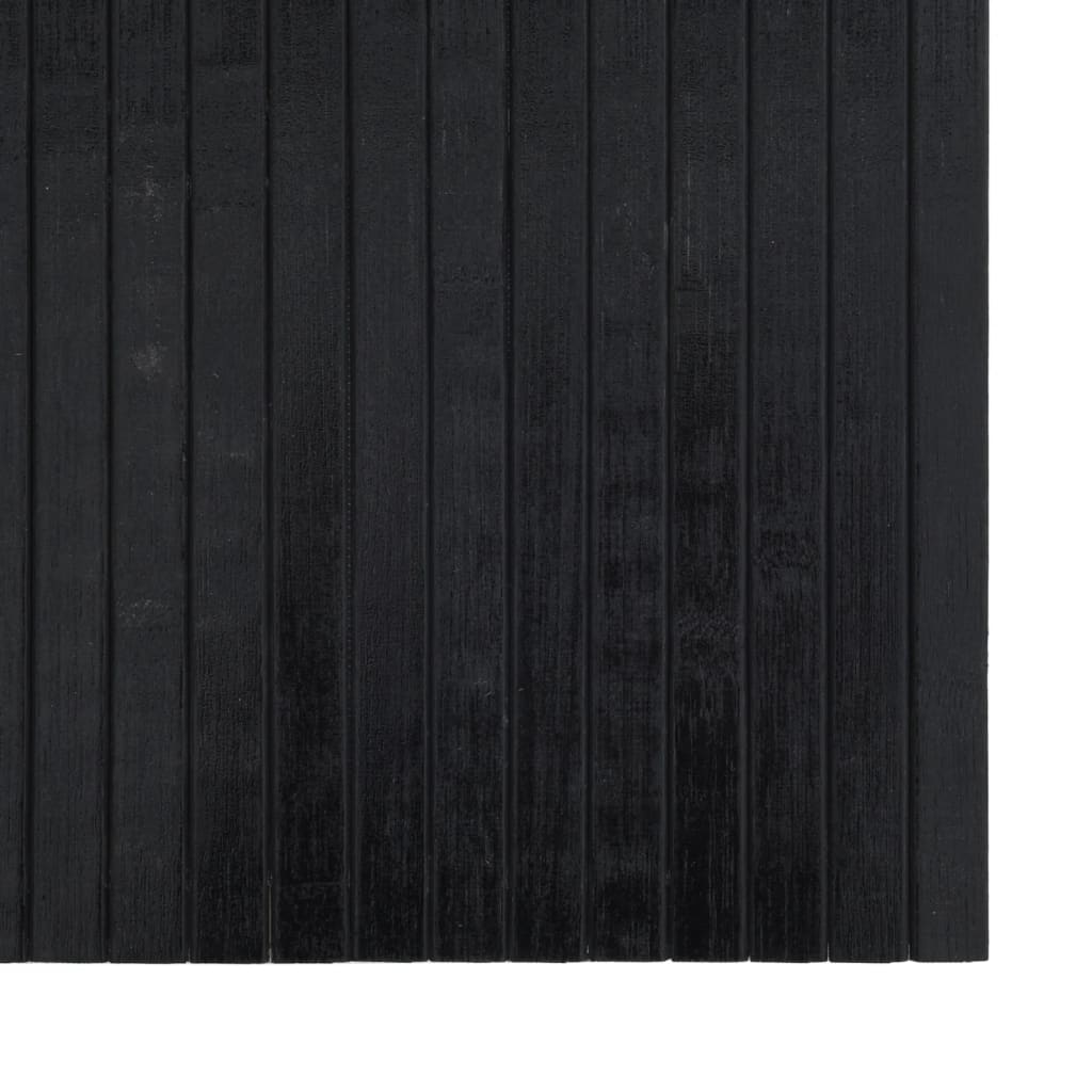 Vloerkleed rechthoekig 60x300 cm bamboe zwart is nu te koop bij PeponiXL, paradijselijk wonen!