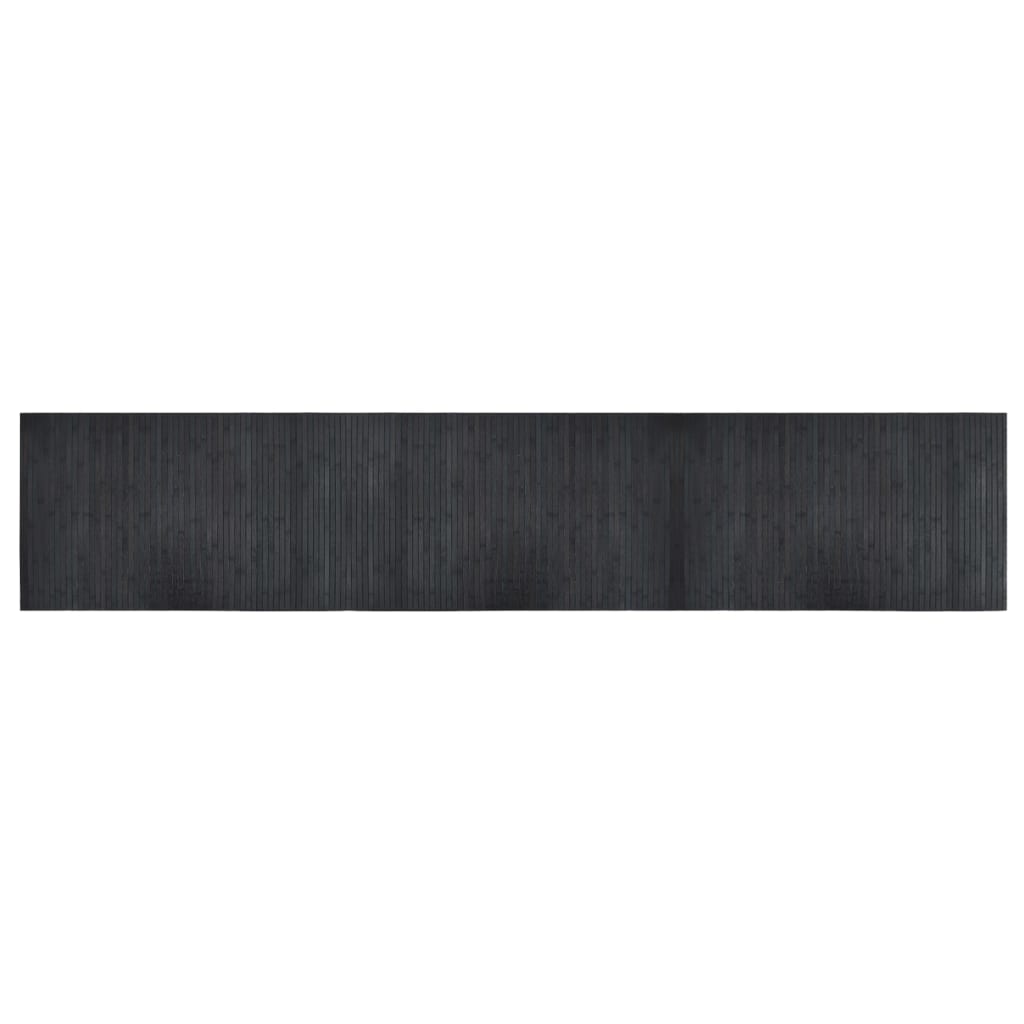 Vloerkleed rechthoekig 60x300 cm bamboe grijs is nu te koop bij PeponiXL, paradijselijk wonen!