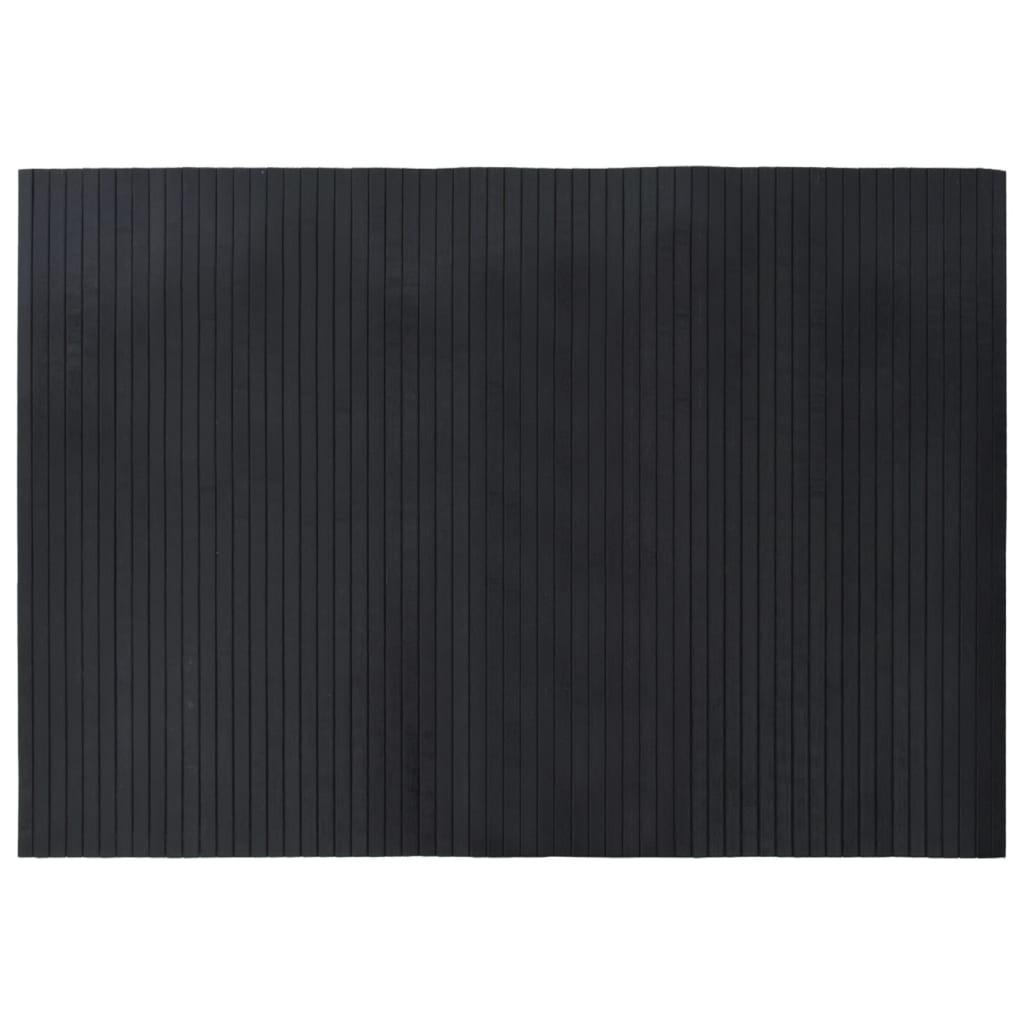 Vloerkleed rechthoekig 70x100 cm bamboe zwart is nu te koop bij PeponiXL, paradijselijk wonen!