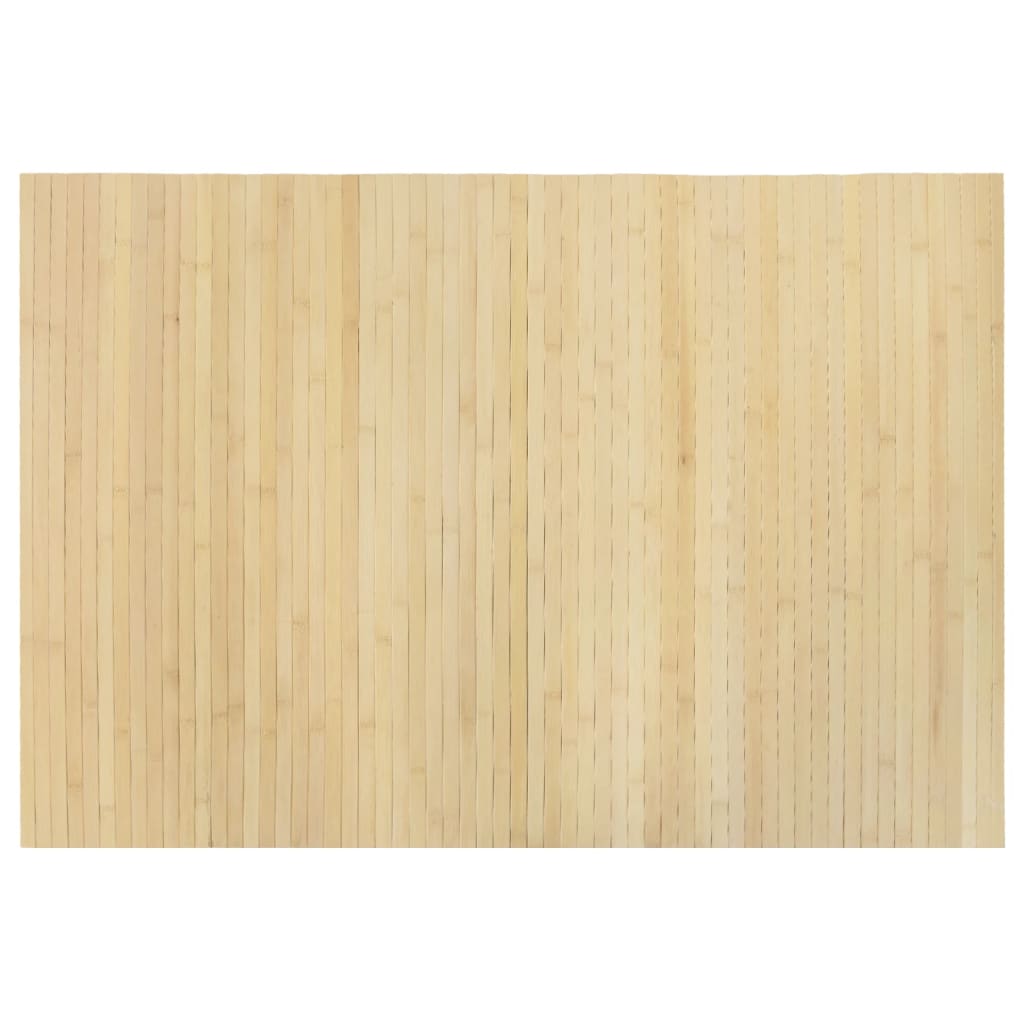 Vloerkleed rechthoekig 70x100 cm bamboe lichtnaturel is nu te koop bij PeponiXL, paradijselijk wonen!