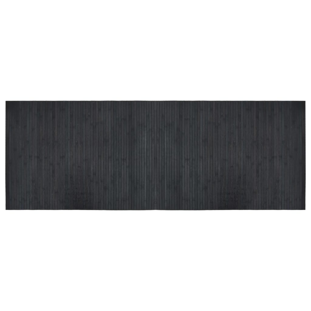 Vloerkleed rechthoekig 70x200 cm bamboe grijs is nu te koop bij PeponiXL, paradijselijk wonen!