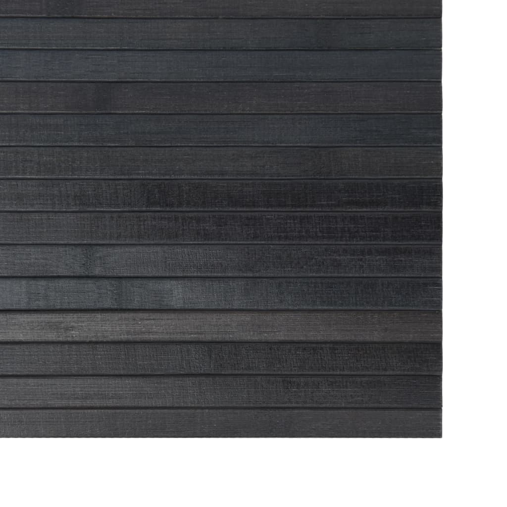 Vloerkleed rechthoekig 70x200 cm bamboe grijs is nu te koop bij PeponiXL, paradijselijk wonen!