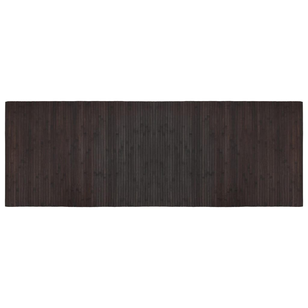 Vloerkleed rechthoekig 70x200 cm bamboe donkerbruin is nu te koop bij PeponiXL, paradijselijk wonen!