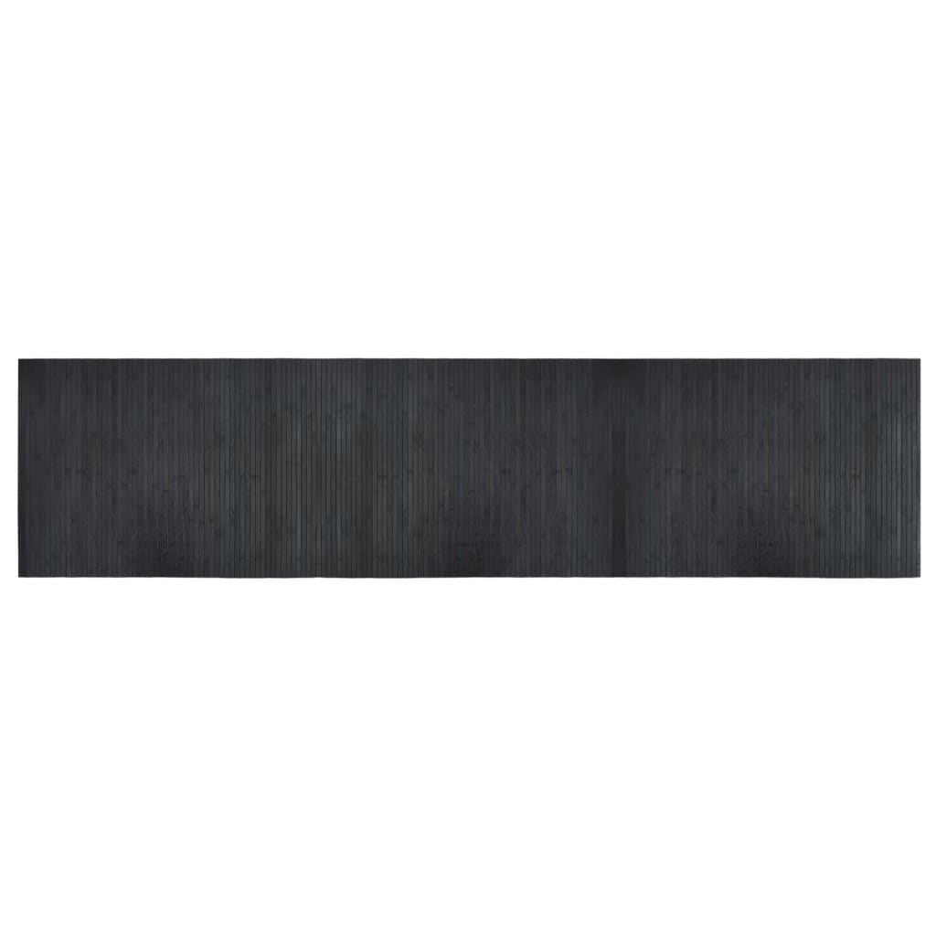 Vloerkleed rechthoekig 70x300 cm bamboe grijs is nu te koop bij PeponiXL, paradijselijk wonen!
