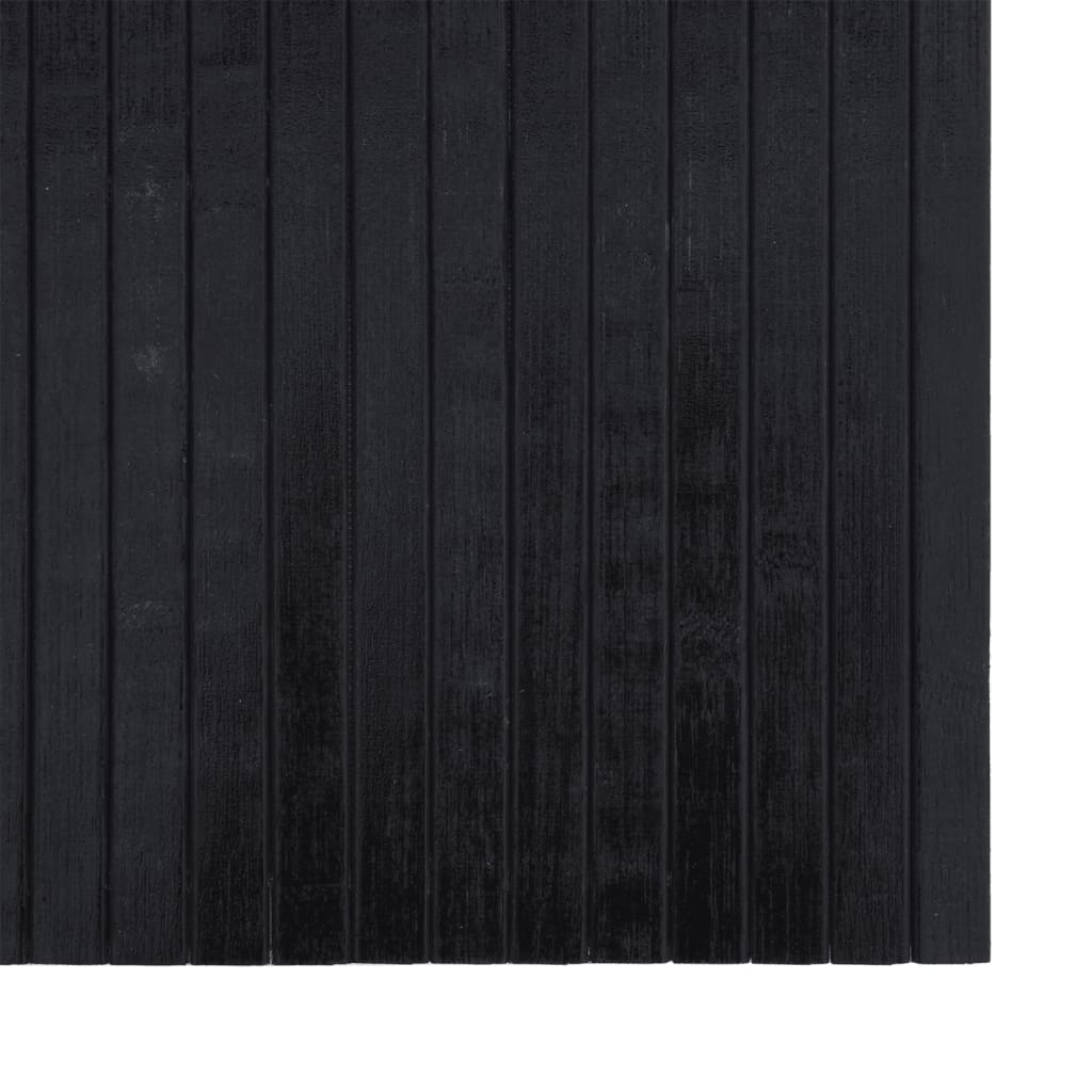Vloerkleed rechthoekig 70x500 cm bamboe zwart is nu te koop bij PeponiXL, paradijselijk wonen!