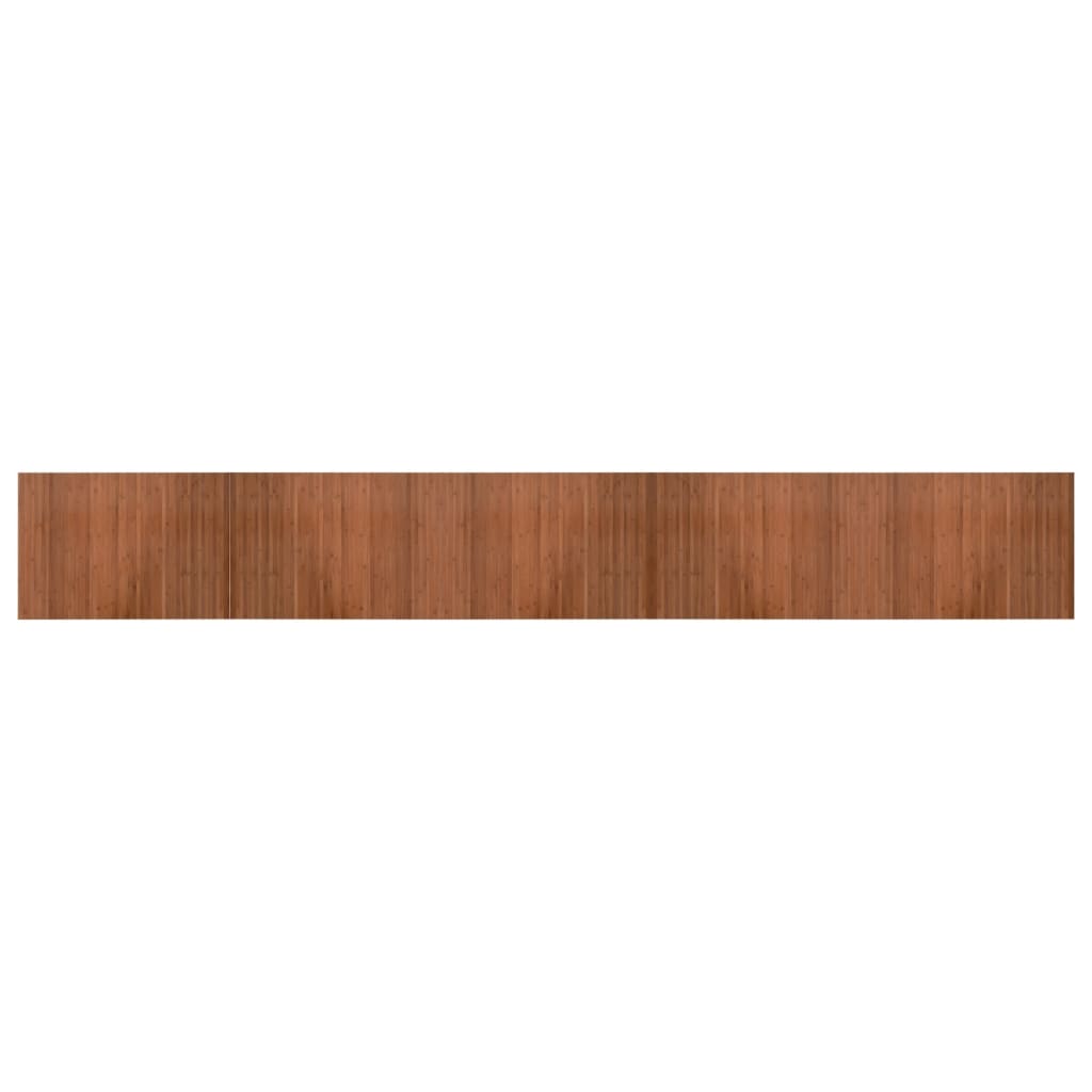 Vloerkleed rechthoekig 70x500 cm bamboe bruin is nu te koop bij PeponiXL, paradijselijk wonen!