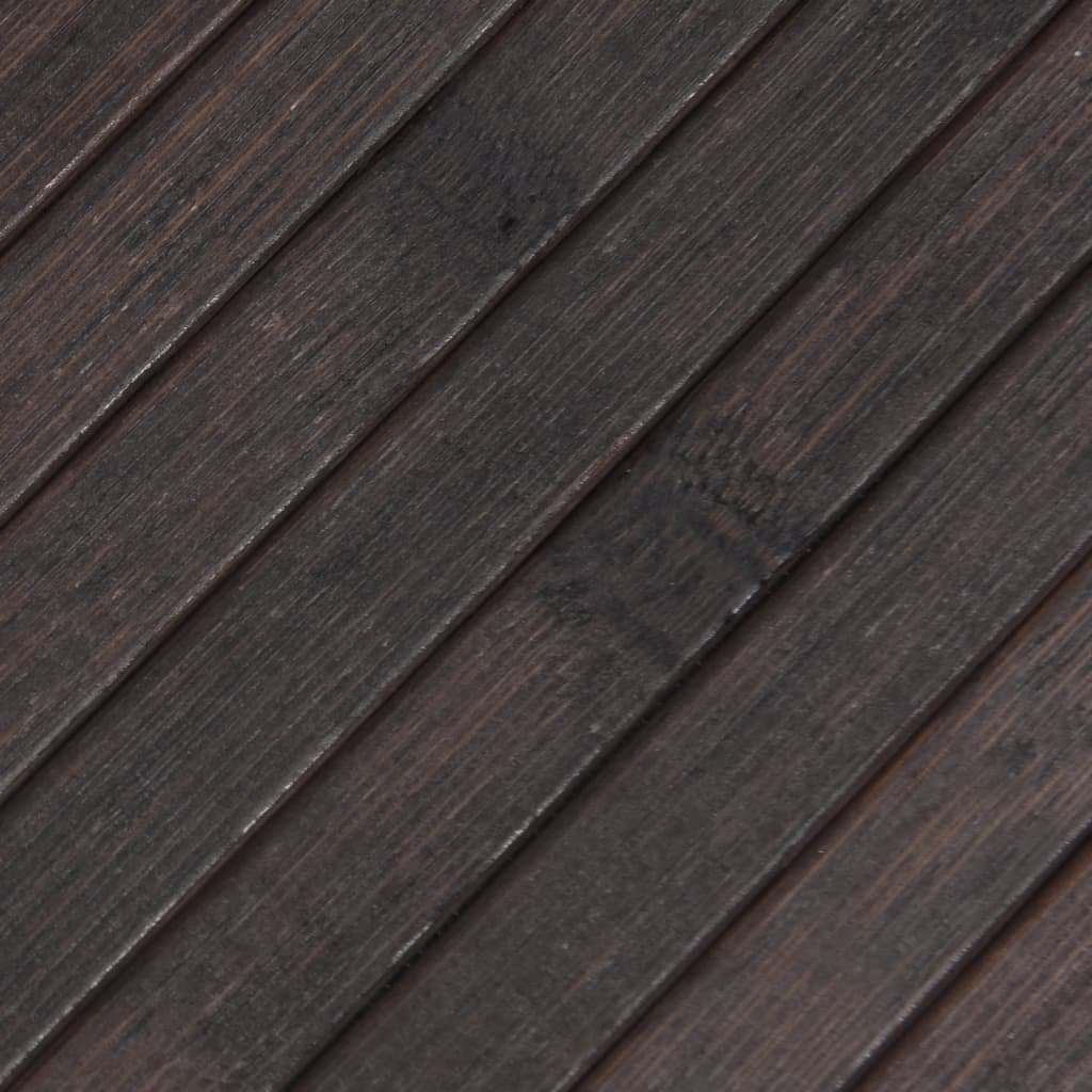 Vloerkleed rechthoekig 70x500 cm bamboe donkerbruin is nu te koop bij PeponiXL, paradijselijk wonen!